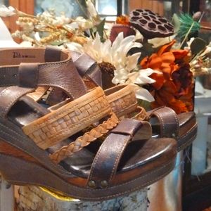 7 1/2 BED STU wedge sandal